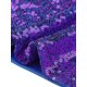 thumbnail image 5 of Agnes Orinda Tops sin mangas para mujer de talla grande con brillo, lentejuelas y escote en V, talla 3X, azul púrpura, 5 of 6
