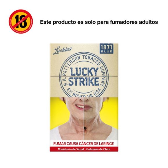 Cigarillos Lucky Strike Sin Aditivos Blue, 1 Cajetilla 20 Un