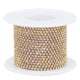 thumbnail image 5 of 1 rollo de cadena de diamantes de imitación de 10 yardas, rollo de cadena con cierre de diamantes de imitación de cristal de 1,5 mm, cadena de copa con garra de cristal, 5 of 6