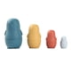thumbnail image 2 of Muñecas Anidadas De Silicona, Juguete Ruso Matryoshka, Apilador De Muñecas, Juguete Para Niños, Azul, 2 of 5