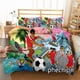 thumbnail image 3 of Supa Strikas Bedding Set Quilt Cover and Pillowcase 3-Piece Bedding Set (1 Duvet Cover + 2 Pillow Shams), 3 of 4