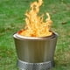 thumbnail image 4 of Brasero Sin Humo Acero Inoxidable 50cm Chimenea sin Humo de para Exteriores, portátil sin Humo para Camping con Bolsa de Viaje, Estufa de leña de Acero Inoxidable para Patio Trasero y Patio, 4 of 8