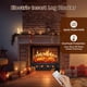 thumbnail image 4 of Inserto de chimenea eléctrica Electactic de 21" con efecto de troncos, calefactor 750 W/1500 W, 4 of 6