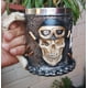 thumbnail image 3 of Tazón Calavera Piloto Alemán Acero Inoxidable Resina, 3 of 3