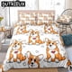 thumbnail image 1 of Cartoon Dogs Bedding Kids Boys Girls Cute Corgi Dogs Duvet Cover Set Red White Hearts Quilt Cover Pet Bed Set Dog Dropship, 1 of 5