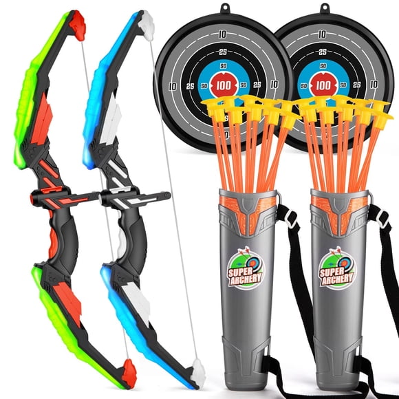 Juego de Tiro con Arco y Flecha Temi Kids 2 Arcos 20 Ventosas