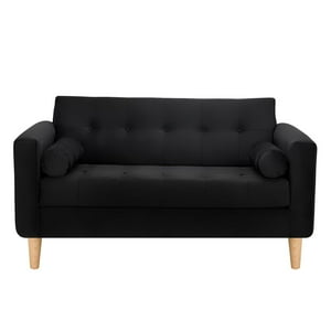 Bodevir - Sofa Retro 2C Felpa 05 Negro