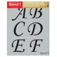 thumbnail image 2 of Plantilla de esténcil Stencil1 con fuente Corsiva, letras de 3" en mylar, 2 of 8