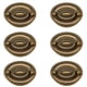 thumbnail image 1 of Tiradores para gabinete RR-RUOSHUI de aleación de zinc color bronce, 6 piezas, 1 of 5