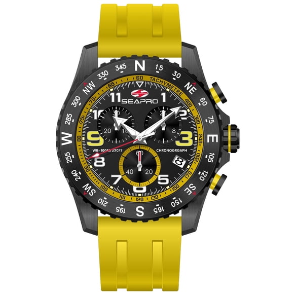 Reloj Seapro Gallantry para hombre, cuarzo japonés y acero inoxidable