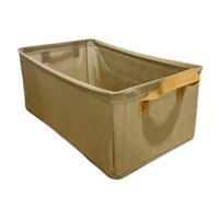 Magideal - Contenedor De Almacenamiento De Ropa, Contenedores De Almacenamiento Plegables Con 2 Asas, Caja De Contenedores De Tela Para Organización De Armarios,