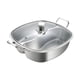 thumbnail image 3 of Olla Caliente De Acero Inoxidable Con Doble Sabor Para Shabu Shabu, Ideal Para Viajes, Fiestas Y Picnics, Con Tapa, 3 of 5