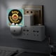 thumbnail image 5 of La Morsa Cantante Luz nocturna LED con sensor de anochecer a amanecer para dormitorio, baño, pasillo, escaleras - Lámpara LED nocturna de enchufe, 0.5W - 1 pieza, 5 of 6
