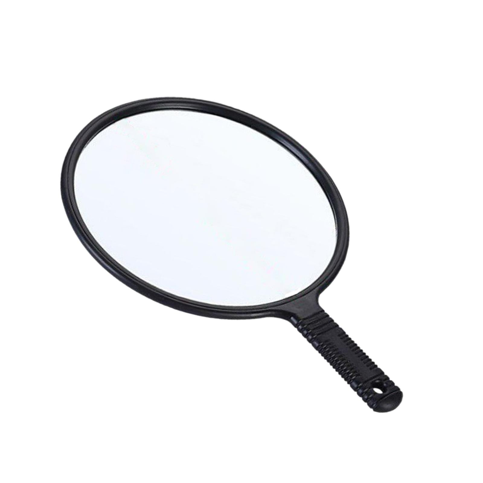 Magideal - Espejo De Mano Grande, Espejo De Peluquería, Espejo Redondo Portátil De 9 Pulgadas, Espejo De Mano, Espejo De Maquillaje Para El Hogar, Salón, Baño, E