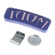 thumbnail image 3 of Soporte Magnético Para Tiza, Estuche Compacto Para Puntas De Tiza Para Tacos De Billar, Hierro Con Clip, Color Azul, 3 of 5