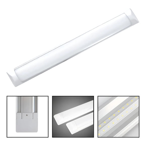 X5 Tubos Led 120cm Canaleta Led Luz Canoa Plana Tubo Led 36w