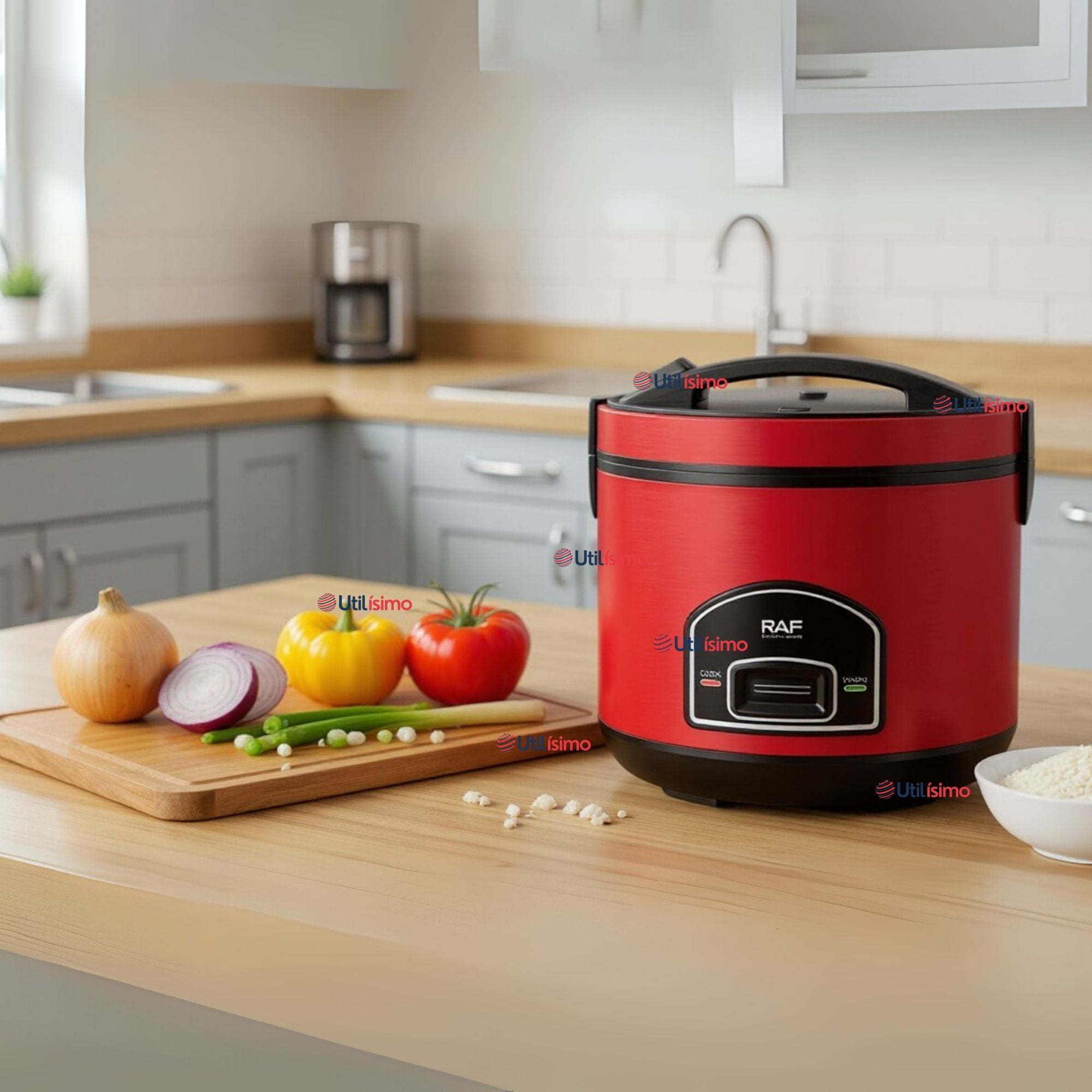 Raf - Olla Arrocera Multifuncional Eléctrica 5 Litros 900w De Potencia