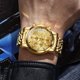 thumbnail image 3 of Reloj OLEVS Cronógrafo para Hombre de 41 mm de Acero Dorado, 3 of 3