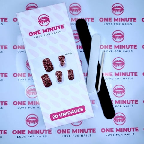 One Minute - Uñas Gel Semicuradas Diseño 115
