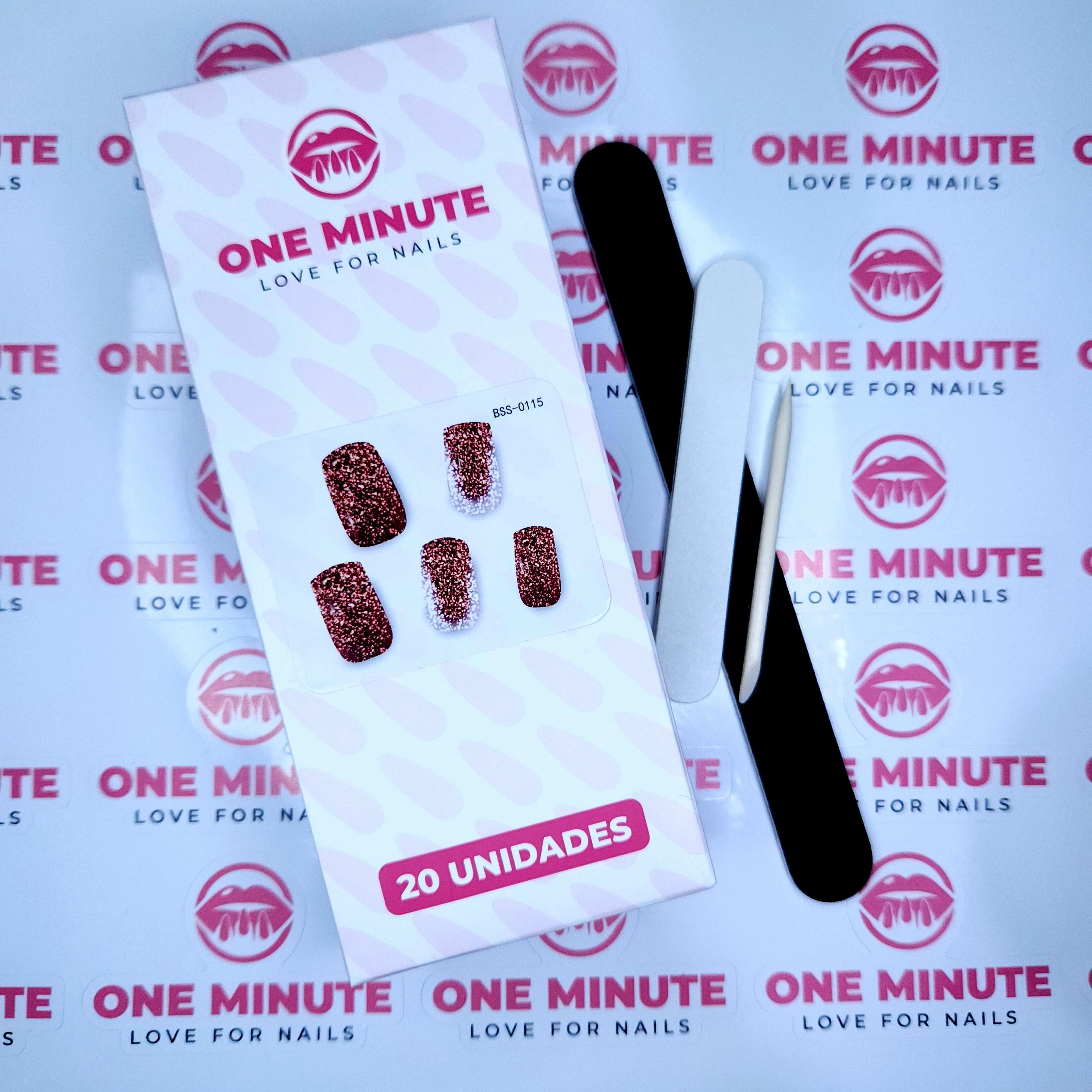 One Minute - Uñas Gel Semicuradas Diseño 115