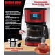 thumbnail image 2 of Cafetera Better Chef programable para 12 tazas, acero inoxidable, color rojo, 2 of 3