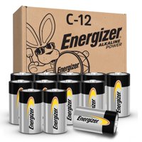 Batería Energizer Alkaline Power C De Larga Duración (Paquete De 12)