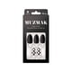 thumbnail image 1 of - Uñas Press On Chess Black Almond 36 U., 1 of 2