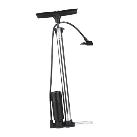 Ioensy - Bomba De Bicicletas Alta Presión Portátil Para Neumáticos Ciclismo Válvula Presta Plata