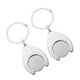 thumbnail image 3 of 2 Piezas Llaveros Adorno De Metal Portátil Ligero Para Regalos De Comestibles Hombres Estilo B, 3 of 3