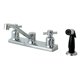 thumbnail image 1 of Grifo de cocina Kingston Brass Concord FB122DX de 20 cm con rociador, 1 of 2