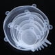 thumbnail image 1 of Set Of 6 Multifunctional Silicone Stretch Lid, Universal Silicone Food Packaging Bowl And Pot Lid, Fresh Microwave Cover Stretch Silicone Lid, Kitchenware Accessories, 1 of 4