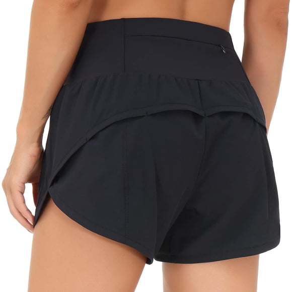 THE GYM PEOPLE Shorts deportivos de tiro alto para mujer, de secado rápido