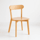 thumbnail image 1 of Silla Fresno de Madera - Natural, 1 of 7