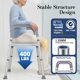 thumbnail image 4 of Elevador de Asiento de Inodoro HOLYHEAL con Altura Ajustable y Asas, 4 of 7