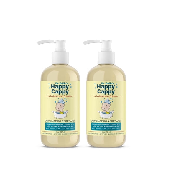 Shampoo y Gel de Baño Happy Cappy para Eczema en Niños 240 mL x 2