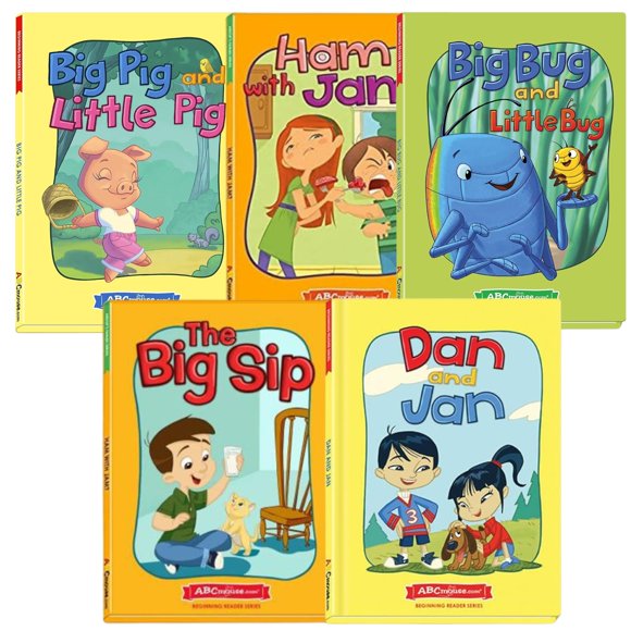 Libros infantiles ABCmouse - Pack de 5 lecturas para principiantes, Serie 1