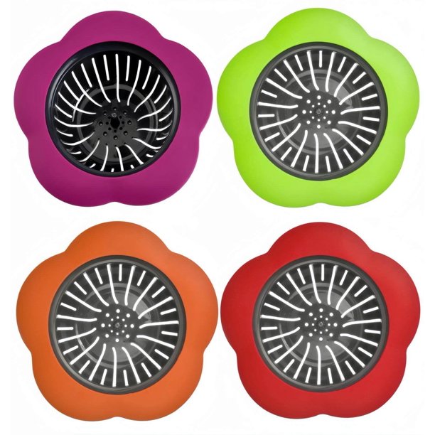 Colador de Fregadero de Silicona JIANYI 4 piezas 11 cm multicolor