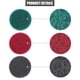 thumbnail image 4 of Paquete de 16 discos de limpieza para azulejos de 10,2" con soporte para discos de 10,2" para limpieza de baño y cocina, 3 niveles de dureza diferentes (rojo, gris, verde), 4 of 5