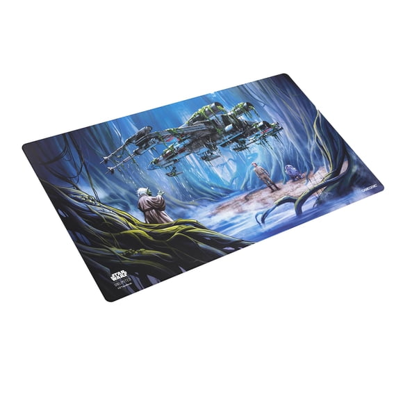 Tapete de juego Gamegenic Star Wars Dagobah 61 x 36 cm de goma