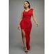 thumbnail image 3 of Vestido con Aberturas y Purpurina, 3 of 5