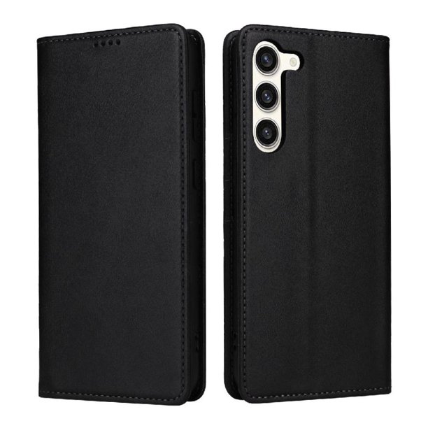 Funda Cartera para Samsung Galaxy S23 Plus con Ranuras Tarjetas y Soporte - Protección Completa Negro