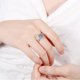 thumbnail image 4 of Anillos de Compromiso de Moissanita de 3 Uds para Mujer Color D Corte Redondo S925 Plata de Ley VVS1 Anillos de Diamante Moissanita Aniversario Promesa Anillos de Boda Regalos para Esposa con, 4 of 8