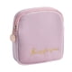 thumbnail image 4 of Bolsa de almacenamiento para almohadillas menstruales Bolsa portátil para la menstruación Accesorios fáciles de usar Flocado Bolsa duradera para el pr , Rosado, 4 of 5