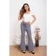 thumbnail image 3 of Pantalon Calza Mujer Flare Lanilla Tiro Alto Full Elasticado 5050, 3 of 4