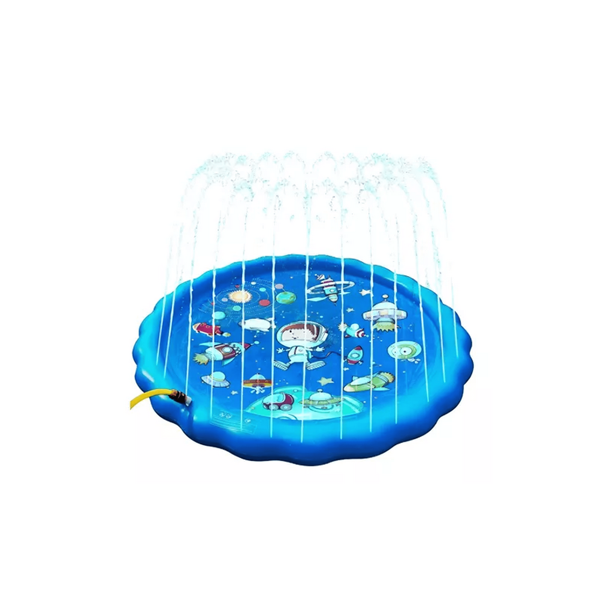 Genérico - Alfombra De Agua Tipo Fuente Piscina 1.7 M Para Niños Azul