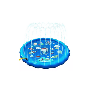 Genérico - Alfombra De Agua Tipo Fuente Piscina 1.7 M Para Niños Azul