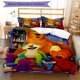 thumbnail image 1 of 3pcs Bedding Set Duvet Cover Closure Includes 1 Duvet Cover & 2 Pillowcases for All Seasons Bedroom Decor, Home Dorm High-Definition Print Bear in the Blue House A168, 1 of 1