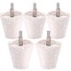 thumbnail image 1 of Disco de pulido Swepet, 5 unidades, franela blanca en forma de cono, 1 of 6