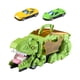 thumbnail image 4 of Dino Transporte Coche Dinosaurio Tragar Vehículo Juego Para Niñas Niños Preescolar Verde Con 2 Coches, 4 of 5
