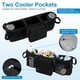 thumbnail image 2 of Cocina doble organizador Cocina doble bebé bolsa de caddy organizador bolsa de accesorios, consola de padres doble carrera de cochecito Caddy con soporte de taza, 2 of 3